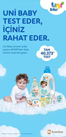 Uni Baby Bebek Saç ve Vücut Şampuanı 700ML Klasik (Pompalı) (5 Li Set)