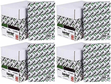 Copier Bond (Ve-Ge) A4 80GR/M2 Fotokopi Kağıdı 10000 Adet (20PK*500)