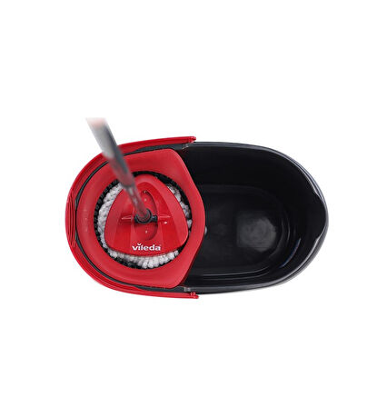 Vileda Turbo Pedallı Temizlik Seti (Komple Set)+ Turbo Yedek Mop Paspas Ucu Mikrofiber (2 Adet)