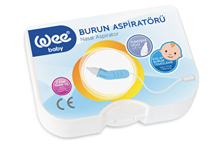 Wee Baby Burun Aspiratörü Nasal (Yeni Saklama Kabı Kutulu) (2 Li Set) (WEE162)