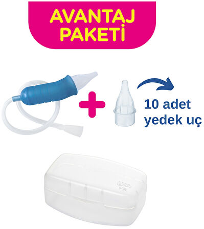 Wee Baby Burun Aspiratörü Seti Şeffaf (WEE945) (24 Lü Set)