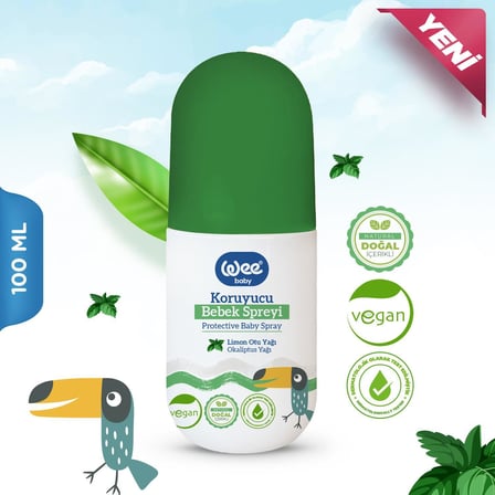 Wee Baby Koruyucu Bebek Spreyi 100 ML (Sinek Koruyucu) (3 Lü Set)