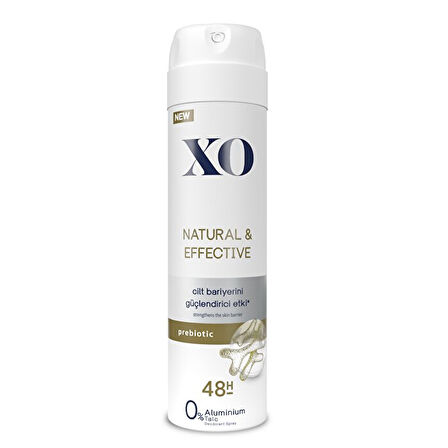 XO Deodorant 150ML Women-Kadın Natural & Effective (3 Lü Set)