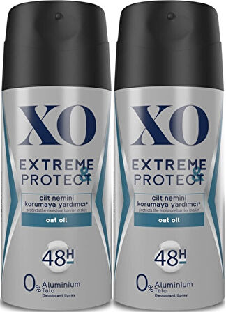 XO Deodorant 150ML Men-Erkek Extreme & Protect (2 Li Set)