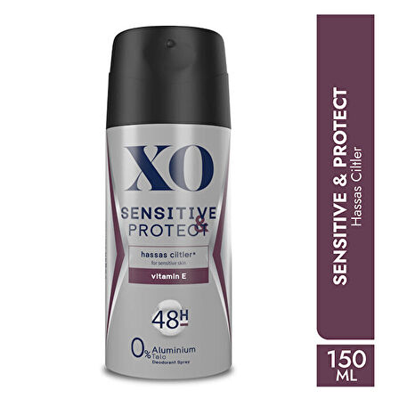 XO Deodorant 150ML Men-Erkek Sensitive & Protect (4 Lü Set)