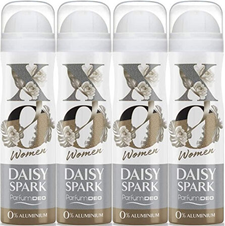 XO Deodorant 150ML Women-Kadın Daisy Spark (4 Lü Set)