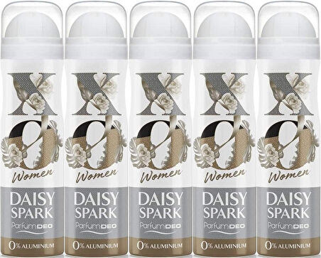 XO Deodorant 150ML Women-Kadın Daisy Spark (5 Li Set)