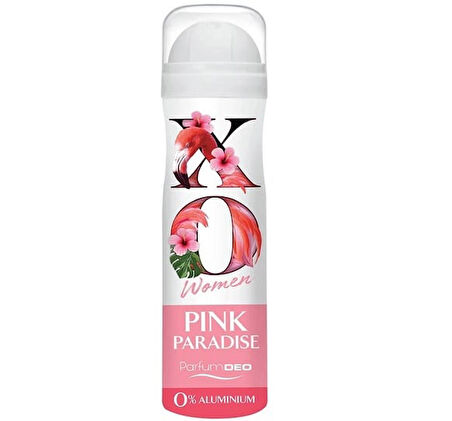 XO Deodorant 150ML Women-Kadın Pink Paradise (2 Li Set)