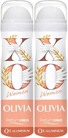 XO Deodorant 150ML Women-Kadın Olıvıa (2 Li Set)