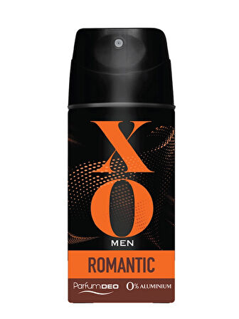 XO Deodorant 150ML Men-Erkek Romantıc (2 Li Set)