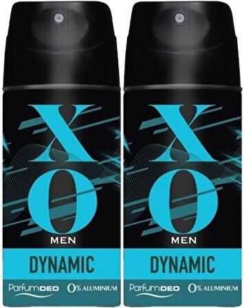 XO Deodorant 150ML Men-Erkek Dynamıc (2 Li Set)