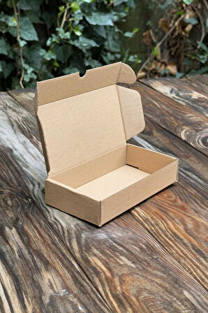 16x8x3cm Kilitli Kraft Kutu 25 Adet