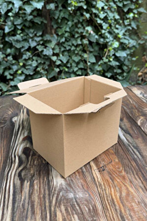 18x13x15,5cm Kilitli Kraft Kutu 25 Adet