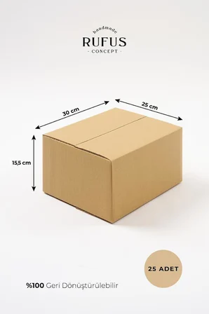 30x25x15,5cm Kraft Koli 25 Adet