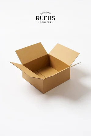 20,5x20,5x8,5cm Kraft Koli 25 Adet