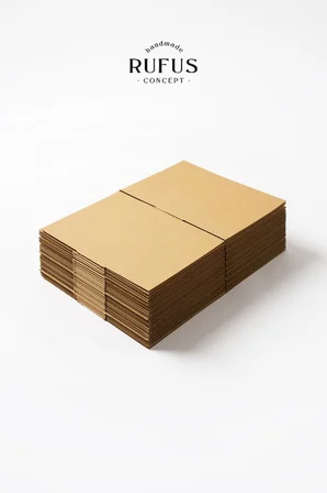 20,5x20,5x8,5cm Kraft Koli 25 Adet