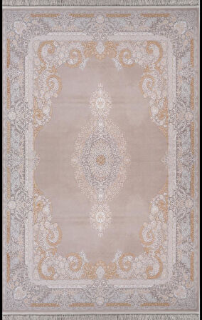 Artemis Halı Palace 05209B Gold Kemik Klasik Retro İpek Halı
