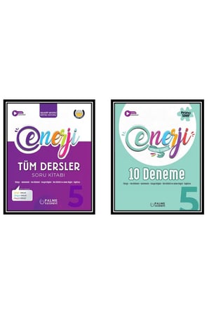 PALME 5.SINIF ENERJİ TÜM DERSLER SORU KİTABI -ENERJİ 10 DENEME