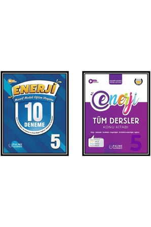 PALME 5. SINIF ENERJİ TÜM DERSLER KONU SORU KİTABI - ENERJİ MAARİF 10 DENEME