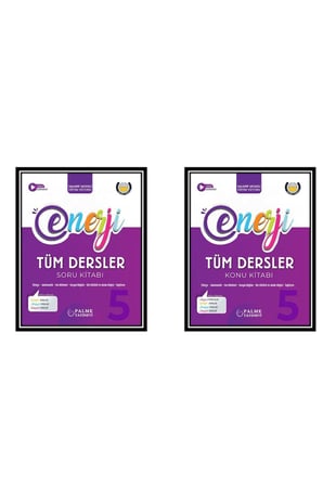 PALME 5.SINIF TÜM DERSLER SORU KİTABI -TÜM DERSLER KONU KİTABI