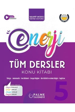 PALME 5.SINIF TÜM DERSLER SORU KİTABI -TÜM DERSLER KONU KİTABI
