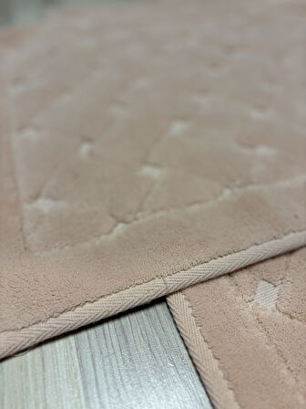 Kapadokya Yumuşacık, Süper Emici 2'li 100% Pamuk Ultra Lüks Banyo Paspası Seti