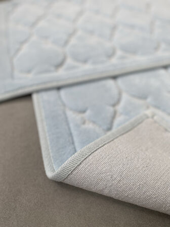 Kapadokya Yumuşacık, Süper Emici 2'li 100% Pamuk Ultra Lüks Banyo Paspası Seti