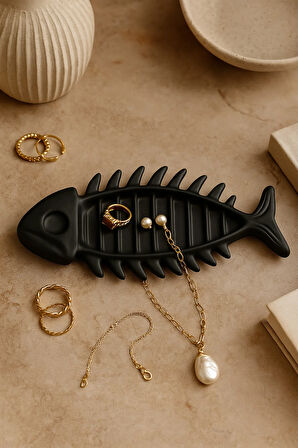 3D Tasarım Balık Figürlü Takı Organizeri