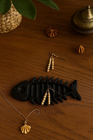 3D Tasarım Balık Figürlü Takı Organizeri