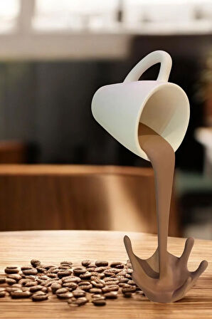 Dekoratif Dökülen Kahve Figürü, Sıcak Çikolata Figür, İçecek Köşesi Biblosu