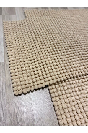 Pamukkale Yumuşacık, Süper Emici 2'li %100 Pamuk Ultra Lüks Banyo Paspası Seti