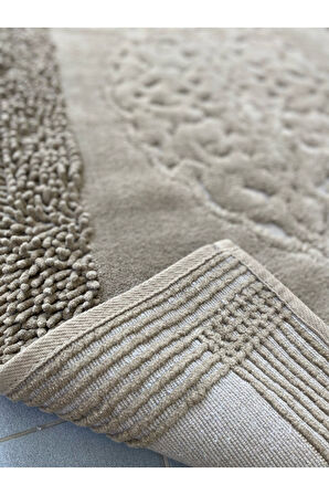 Pamukkent Yumuşacık, Süper Emici 2'li 100% Pamuk Ultra Lüks Banyo Paspası Seti