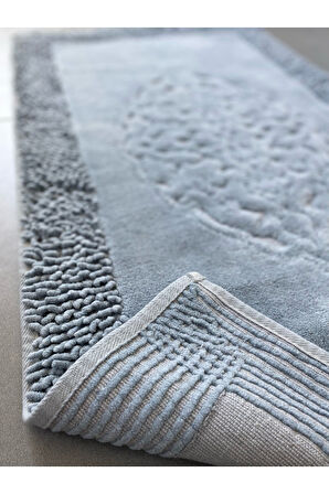 Pamukkent Yumuşacık, Süper Emici 2'li 100% Pamuk Ultra Lüks Banyo Paspası Seti