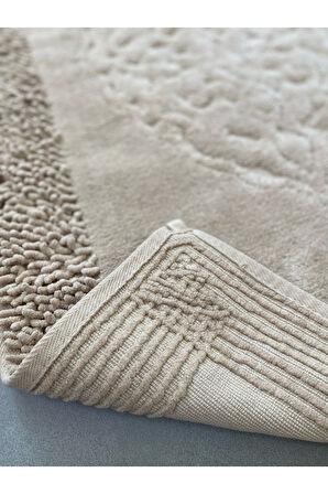 Pamukkent Yumuşacık, Süper Emici 2'li 100% Pamuk Ultra Lüks Banyo Paspası Seti