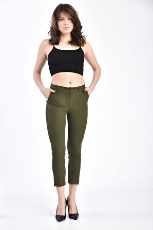 Atlas Bilek Haki Kadın Pantolon