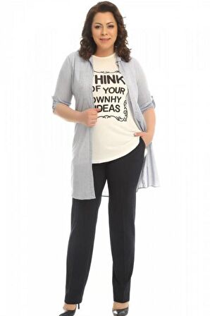 Junuper Lacivert Bilek Kadın Pantolon