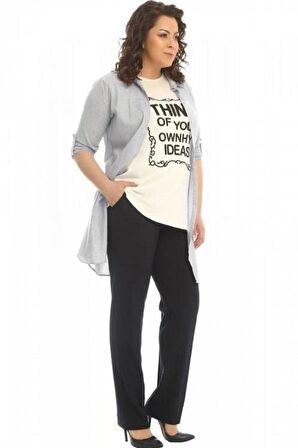 Junuper Lacivert Bilek Kadın Pantolon