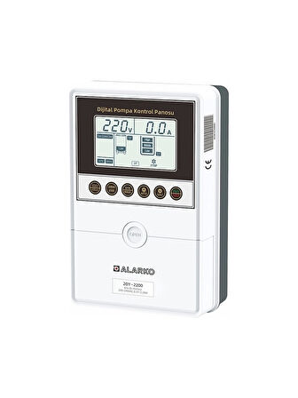 Alarko 0,5 - 3 Hp 220V Monofaze Dijital Akıllı Pompa Kontrol Panosu