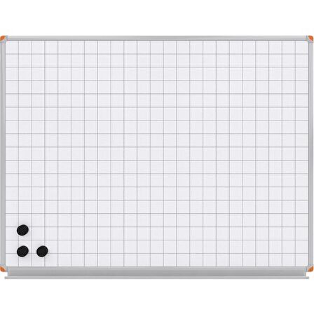 90X120 CM KARELİ MIKNATIS MANYETİK YÜZEY DUVARA MONTE BEYAZ-PAN590B