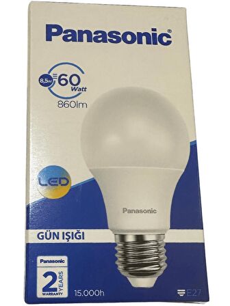 Panasonic 8.5W (60W) 4000K (Gün Işığı) E27 Duylu Led Ampul (4 Adet)