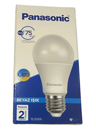 Panasonic 10.5W (75W) 6500K (Beyaz Işık) E27 Duylu Led Ampul (4 Adet)