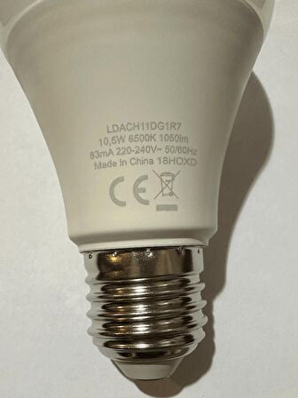 Panasonic 10.5W (75W) 6500K (Beyaz Işık) E27 Duylu Led Ampul (4 Adet)