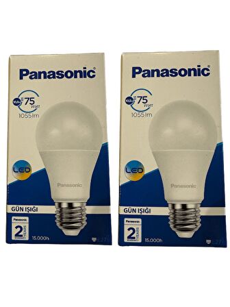 Panasonic 10,5W (75W) 4000K (Günışığı) E27 Duylu Led Ampul (2 Adet)