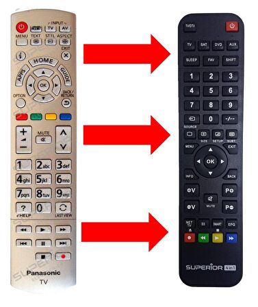 Panasonic TX-42AS650E / TX-42ASR750 Lcd Tv Kumandası