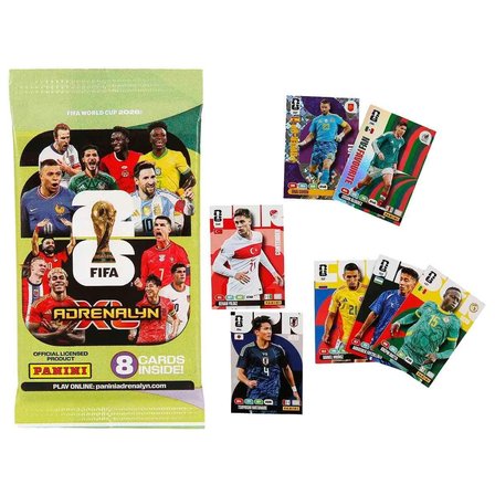 Panini FIFA World Cup 2026 Adrenalyn XL Trading Card Paket - 5 Paket 40 Koleksiyon Kart