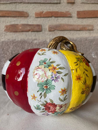 Balkabağı (Kabak) Çiçeği Rüyası Orta Boy Dekoratif Kabak