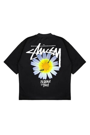 Unisex Oversize PAPATYA ARI Baskılı T-shirt