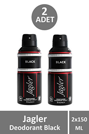 Jagler Deodorant Black 150 ml 2 Adet