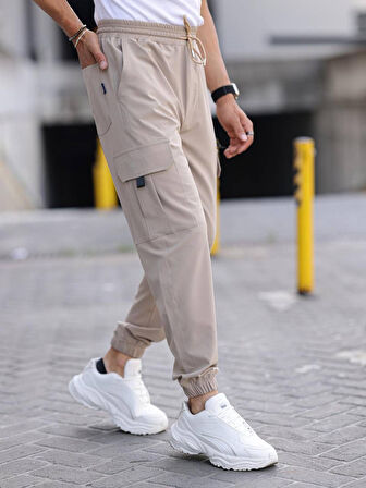 FERMUARLI KARGO CEPLİ LİKRALI  PARAŞÜT PANTOLON