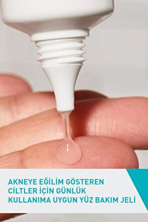 Cerave Akneye Eğilimli Ciltler İçin Yüz Bakım Jeli 40 ml 2 Adet